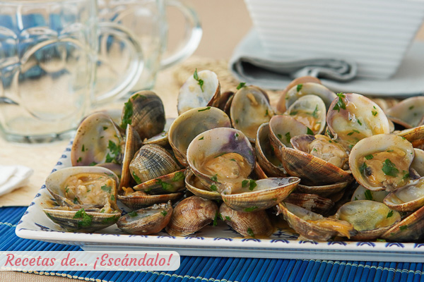 Receta de almejas a la marinera de la abuela