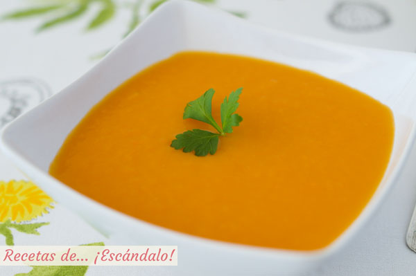Receta de pure de calabaza facil y saludable