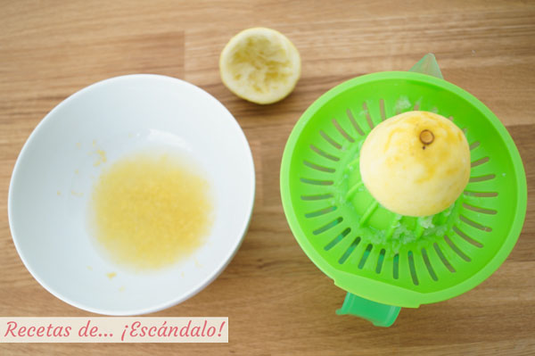 Zumo de limon