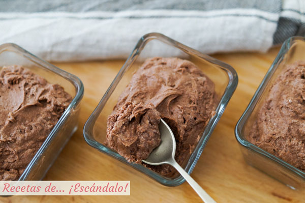 Como hacer mousse de chocolate casera y facil