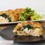 Hojaldre relleno de salmón