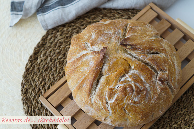 Pan casero en cazuela. Receta muy facil para hacer pan en casa
