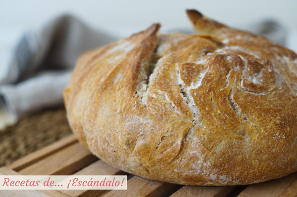 Receta muy facil de pan casero en cazuela