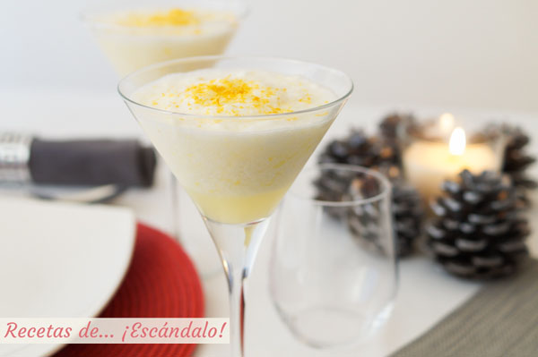 Receta muy facil de sorbete de limon con o sin cava