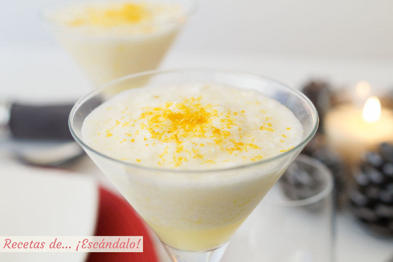 Sorbete de limon. Receta muy facil con o sin cava