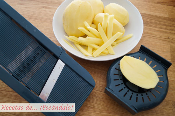 Como hacer patatas fritas