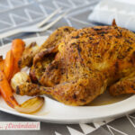 Pollo al horno asado