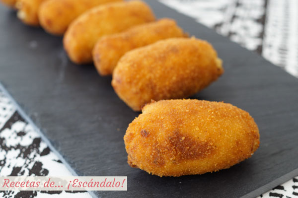 Como hacer croquetas de pollo caseras, super jugosas y sabrosas