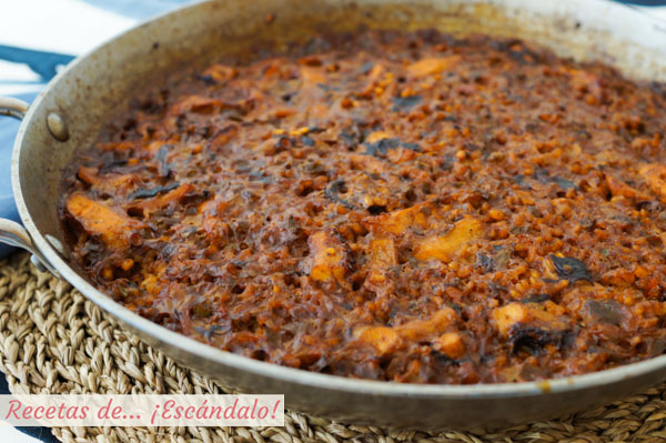 Receta de arroz con pulpo