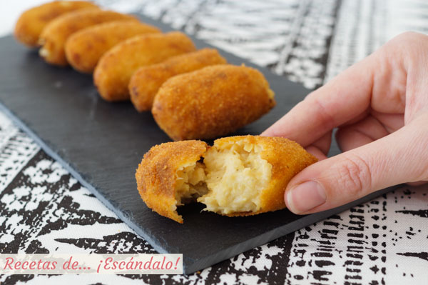 Receta de croquetas de pollo caseras, super jugosas y sabrosas