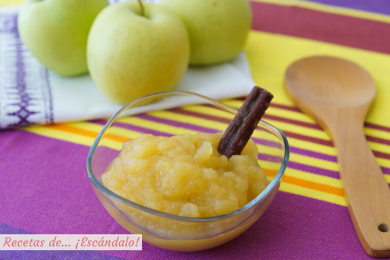 Cómo hacer compota de manzana casera. Receta con y sin azúcar