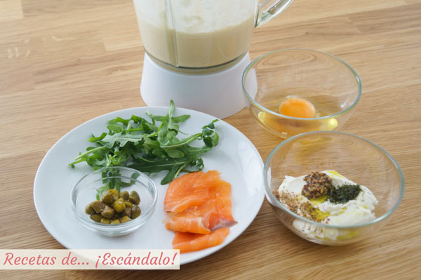 Ingredientes crepes salados