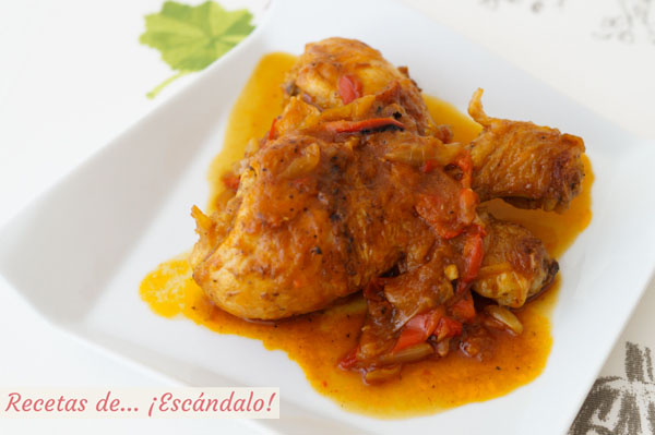 Receta de pollo al chilindron