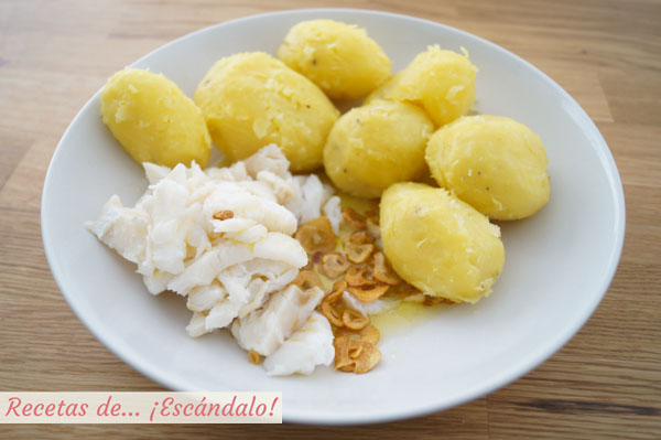 Ingredientes bacalao ajoarriero o atascaburras