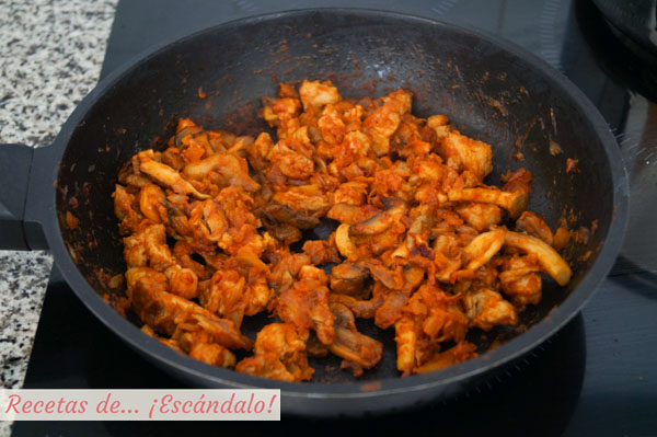 Salsa para las manitas de cerdo