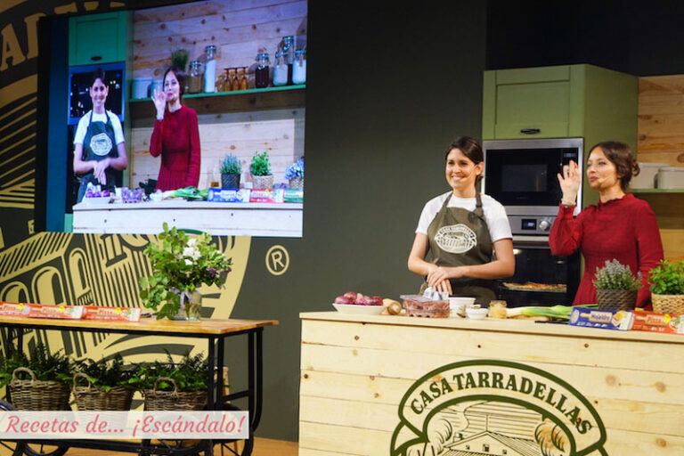 Mi primer showcooking en directo, en Casa Tarradellas. Incluye receta de pizza y milhojas