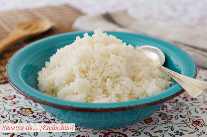 Arroz blanco, como hacerlo y que te quede perfecto