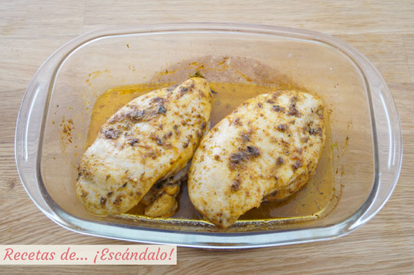 Como cocinar pechugas de pollo al horno