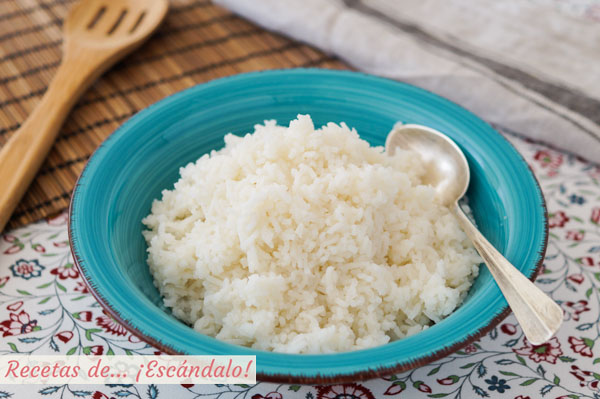 Como hacer arroz blanco y que te quede perfecto