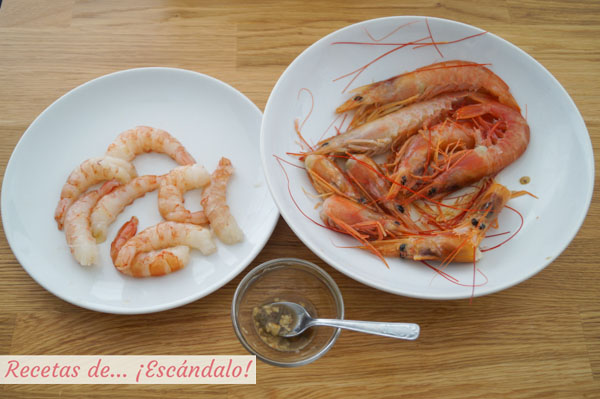 Como pelar y limpiar gambas
