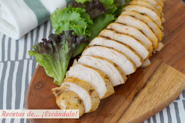 Receta de pechugas de pollo al horno jugosas y riquisimas