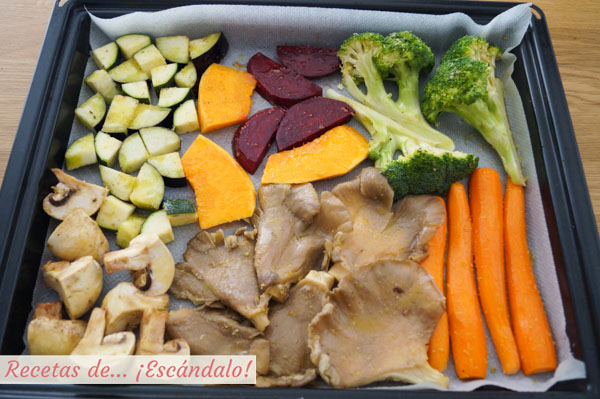 Verduras al horno
