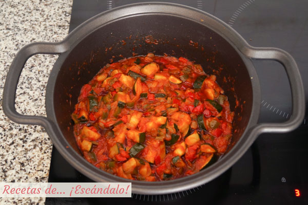Como hacer pisto manchego tradicional de verduras