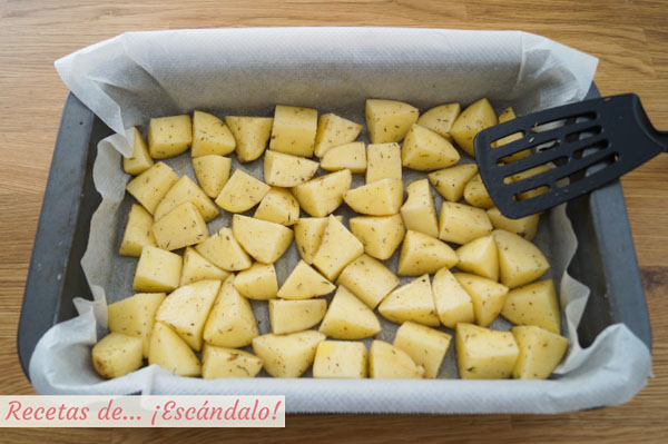 Patatas asadas al horno