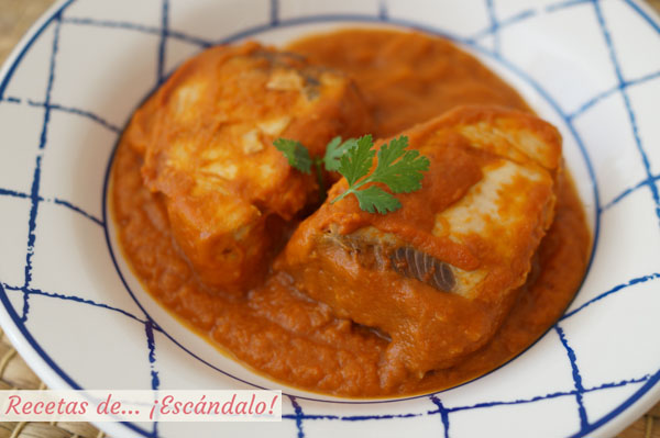 Bonito con tomate o atun con tomate, receta