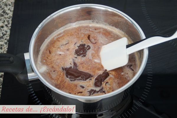 Chocolate derretido