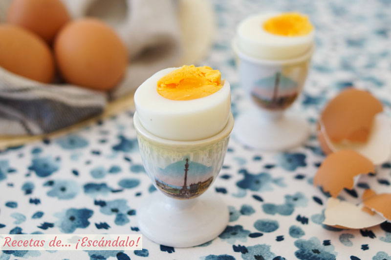 Como cocer huevos. Tiempo de coccion de un huevo duro perfecto
