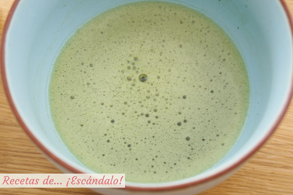 Como preparar te matcha. Caliente o frio y con o sin leche matcha latte