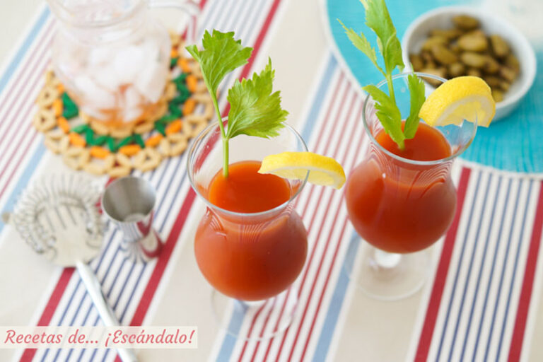 Cómo preparar un refrescante Bloody Mary. Lista de ingredientes y receta
