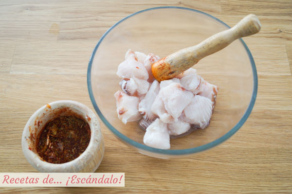 Majado para el cazon el adobo o bienmesabe