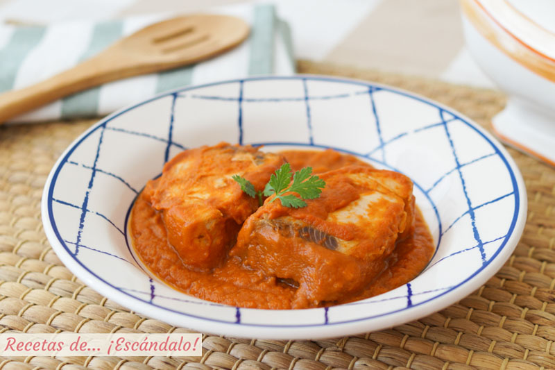 Receta de bonito con tomate o atun con tomate