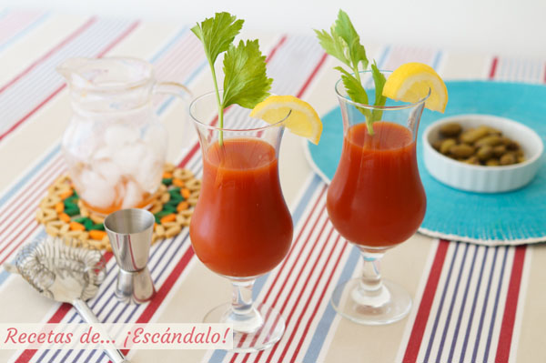 Receta para preparar un refrescante Bloody Mary