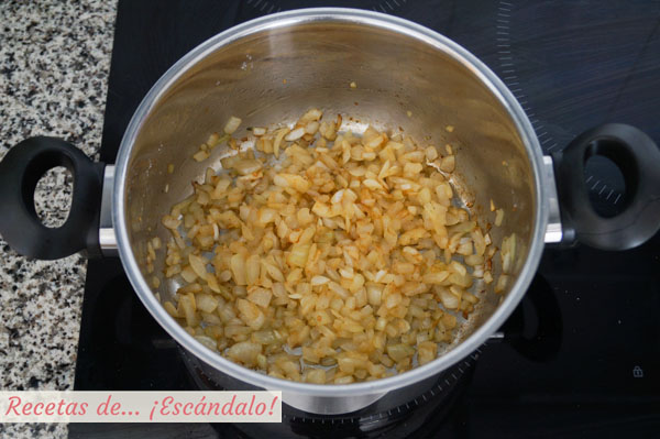 Sofrito de cebolla
