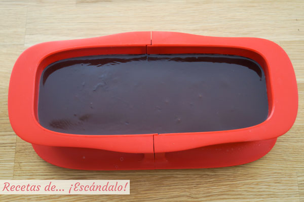 Tarta de galletas y chocolate