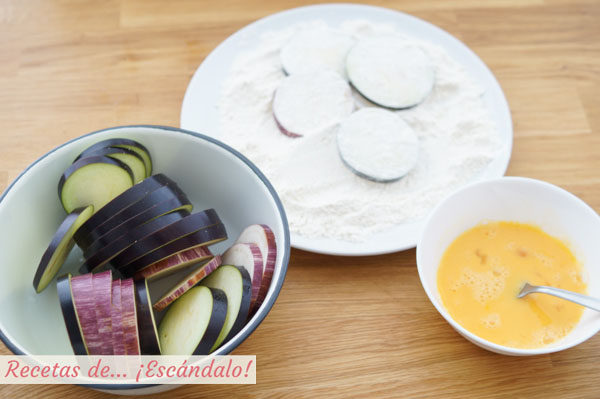 Como hacer berenjenas fritas rebozadas