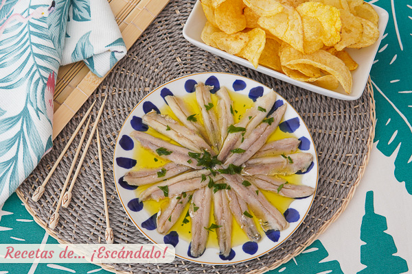 Como hacer boquerones en vinagre caseros y sin complicaciones