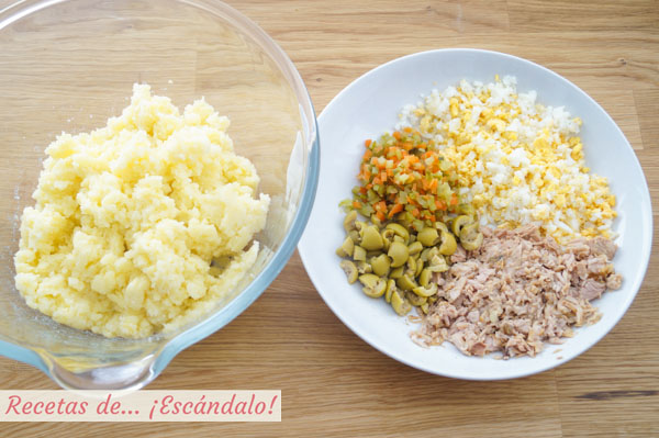 Ingredientes ensaladilla rusa clasica tradicional