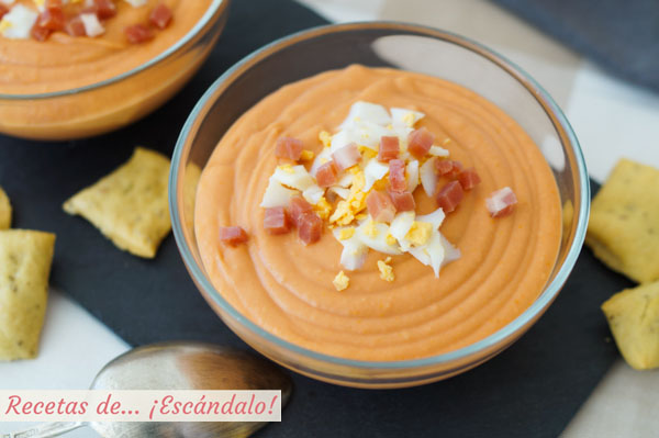 Porra antequerana tradicional, receta de una sopa fria deliciosa