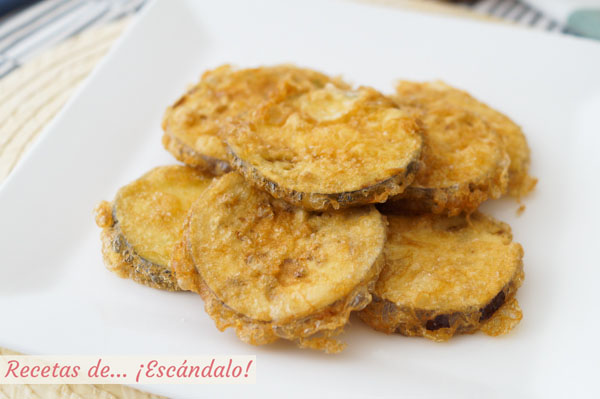 Receta de berenjenas rebozadas fritas y crujientes sin que te queden aceitosas