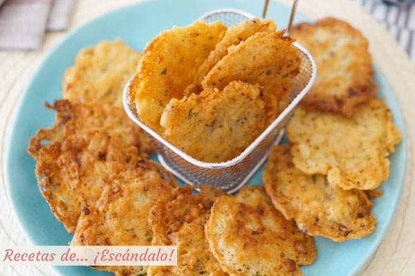 Receta de tortillitas o tortitas de camarones, tipica de Cadiz