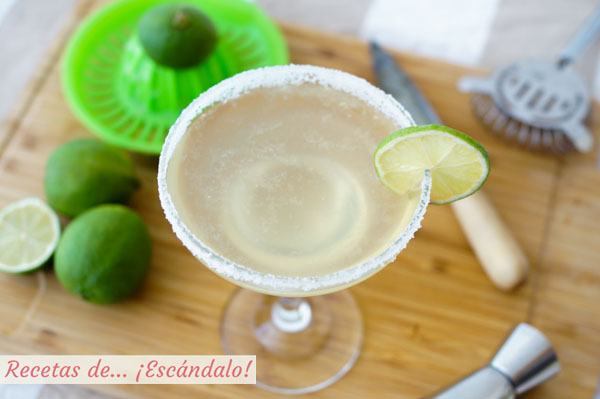 Como preparar el coctel margarita. Receta e ingredientes