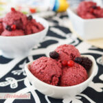 Helado de frutos rojos