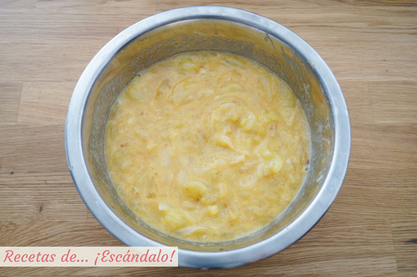 Mezcla para tortilla de patatas y cebolla