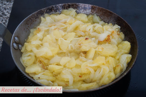 Patatas y cebolla