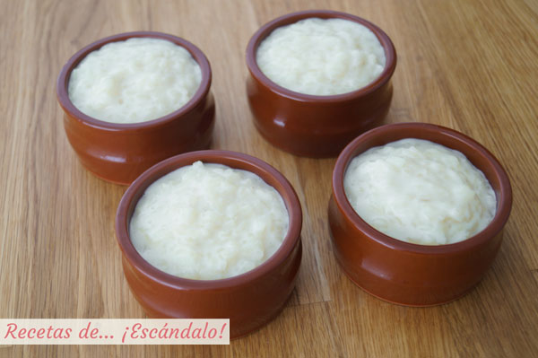 Arroz con leche tradicional casero