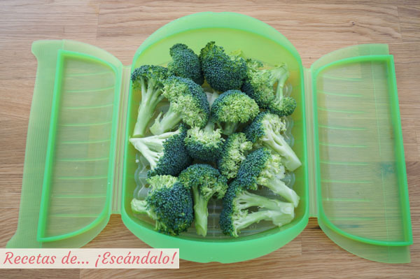 Brocoli al microondas